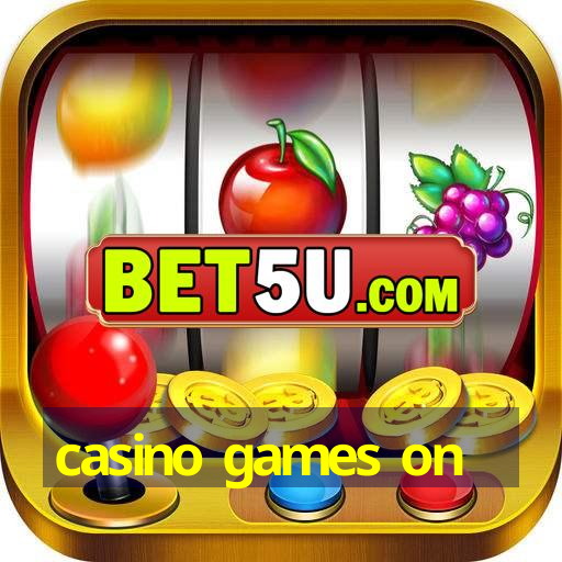 casino games on