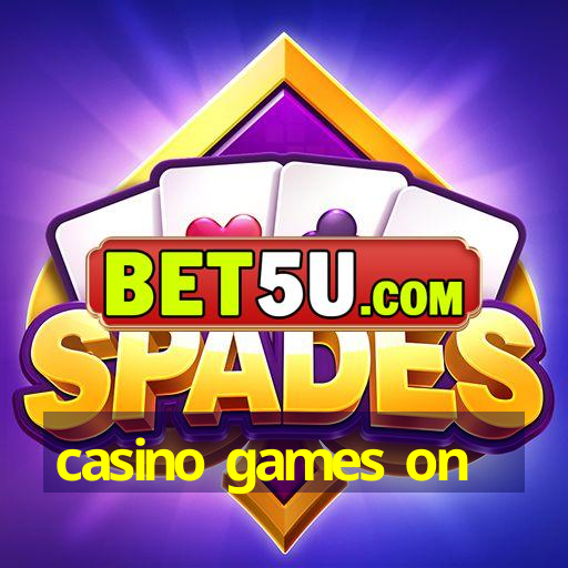 casino games on