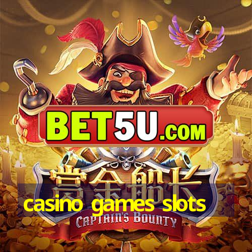 casino games slots