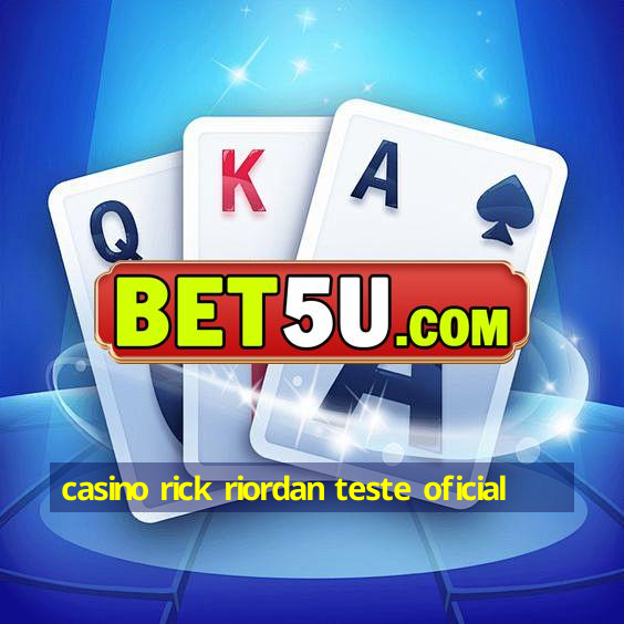 casino rick riordan teste oficial