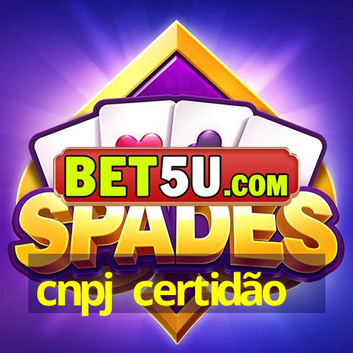 cnpj certidão