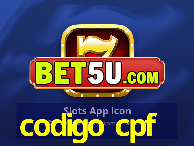 codigo cpf