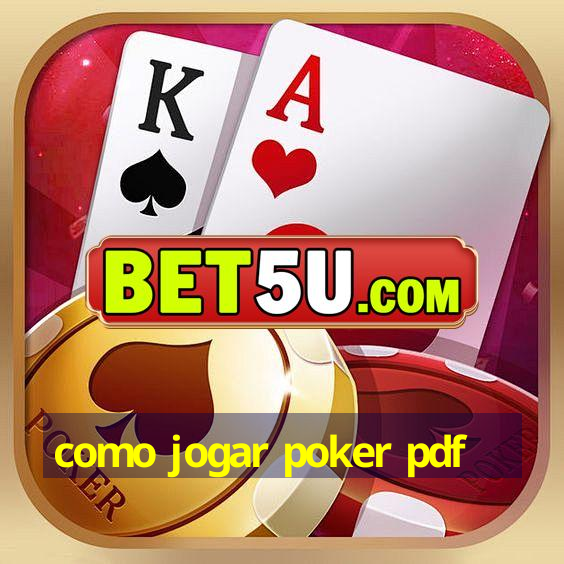 como jogar poker pdf