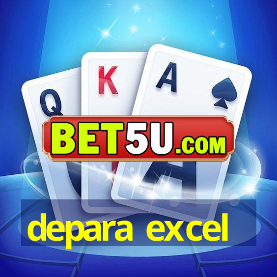 depara excel