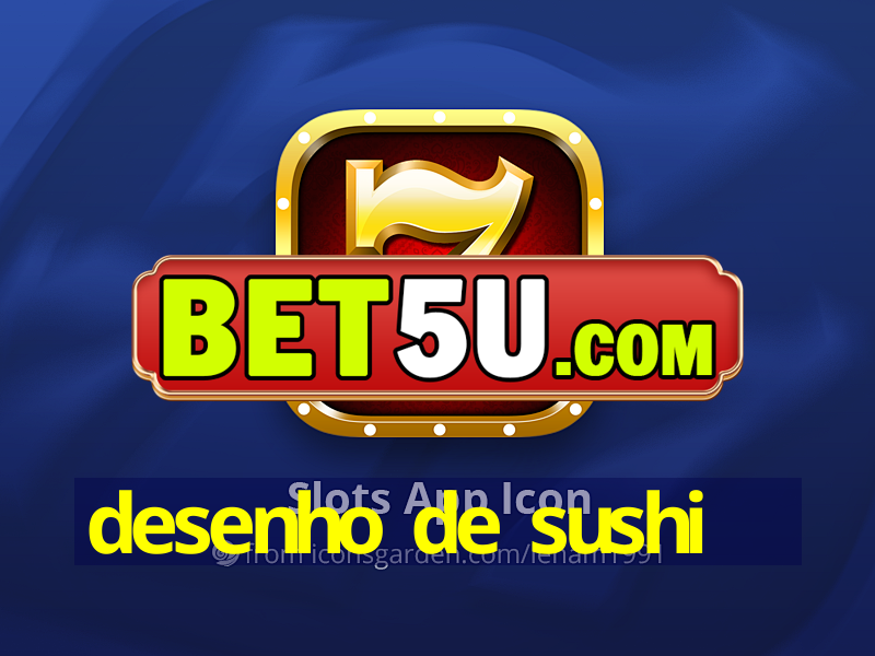 desenho de sushi