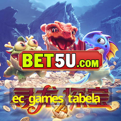 ec games tabela