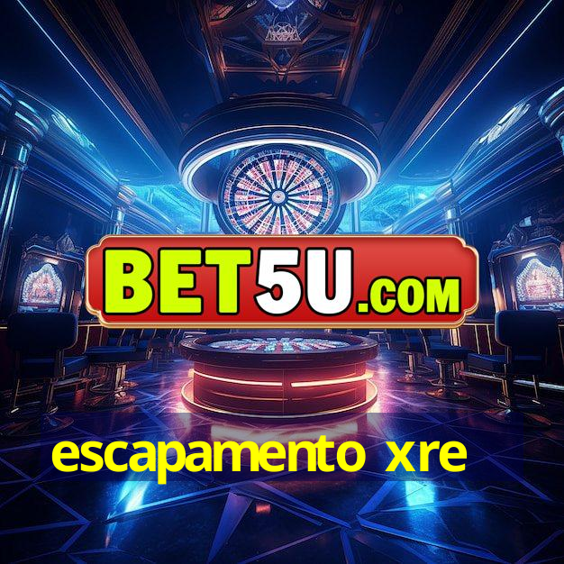 escapamento xre