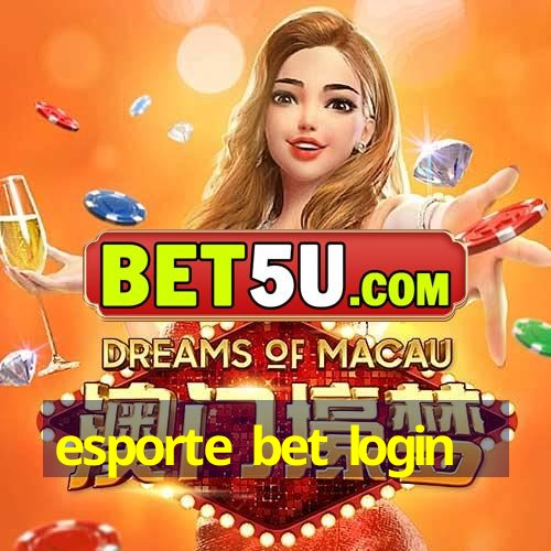 esporte bet login