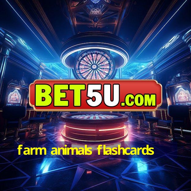 farm animals flashcards