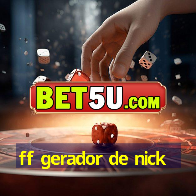 ff gerador de nick