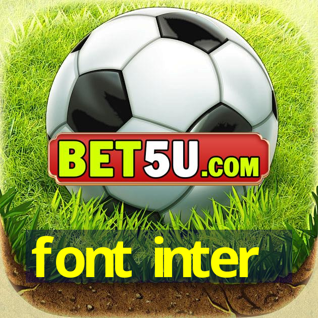 font inter