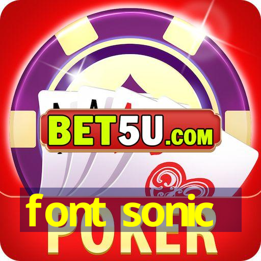 font sonic