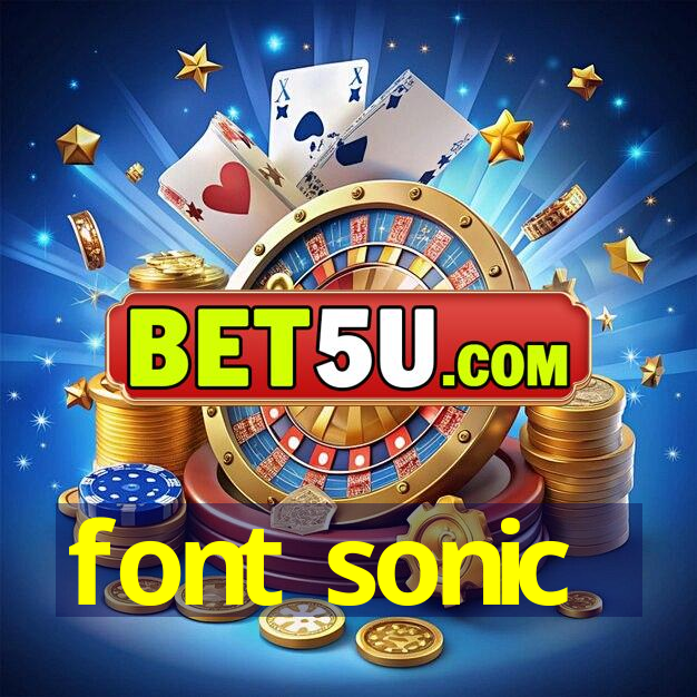 font sonic