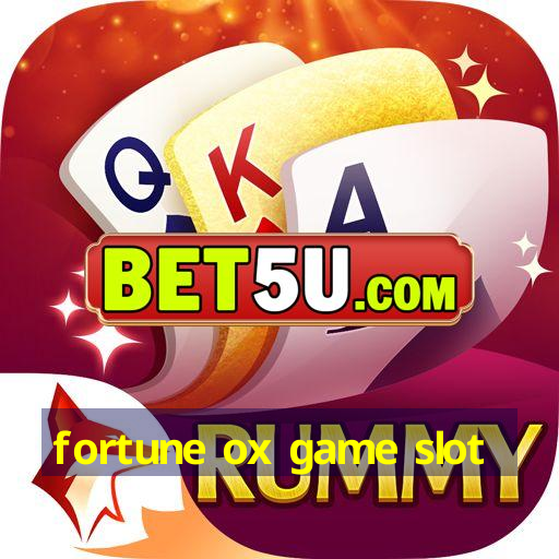 fortune ox game slot