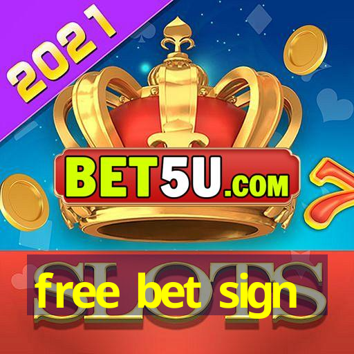 free bet sign