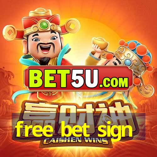 free bet sign