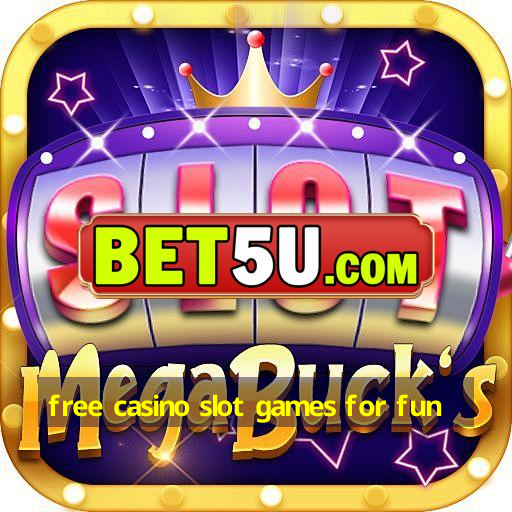 free casino slot games for fun