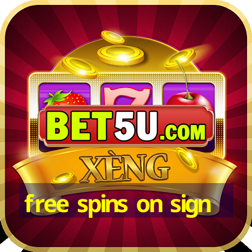 free spins on sign