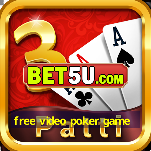 free video poker game