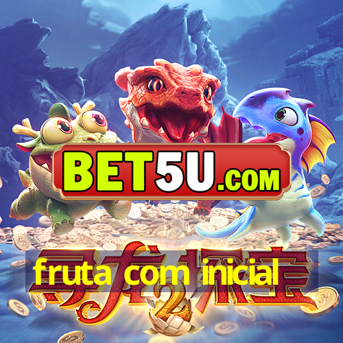 fruta com inicial