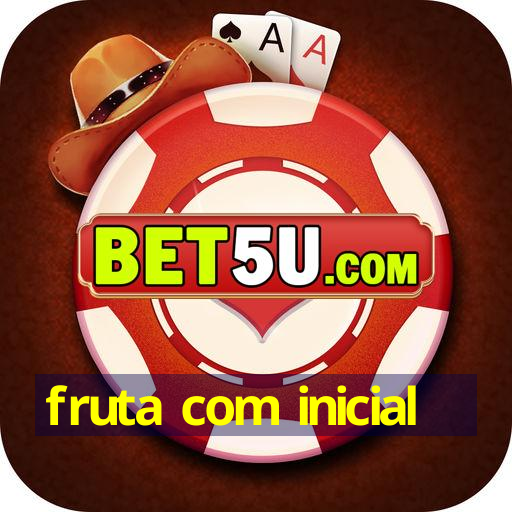 fruta com inicial