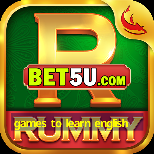 games to learn english