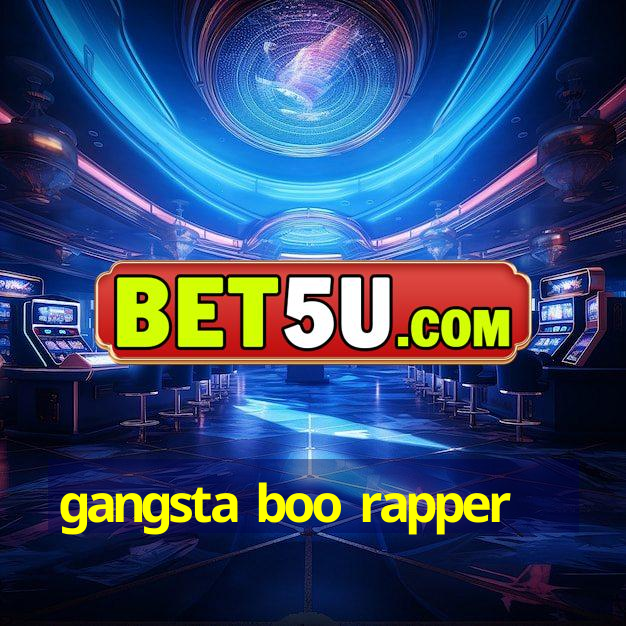 gangsta boo rapper