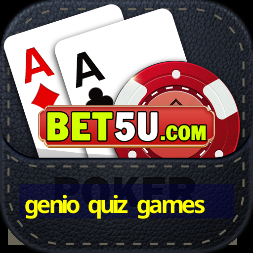 genio quiz games