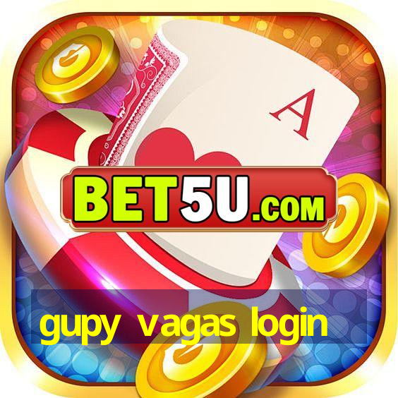 gupy vagas login