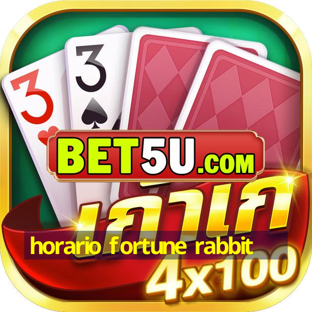 horario fortune rabbit