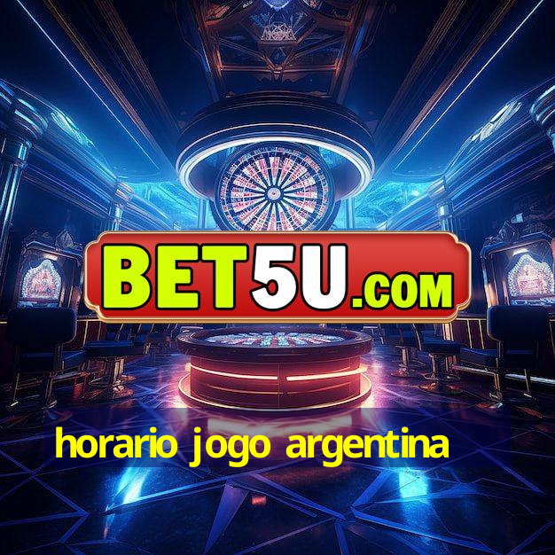 horario jogo argentina