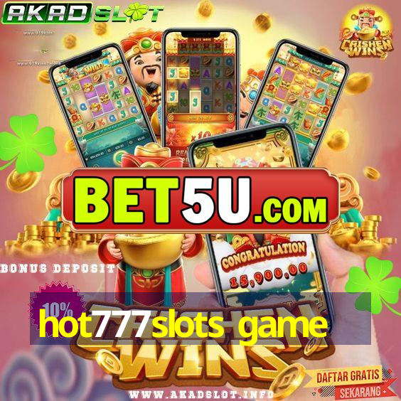 hot777slots game