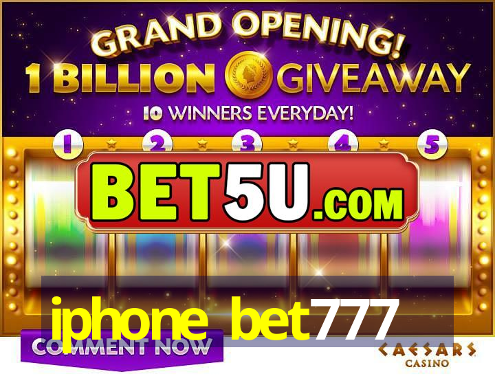 iphone bet777