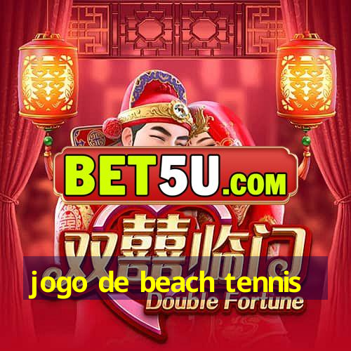 jogo de beach tennis