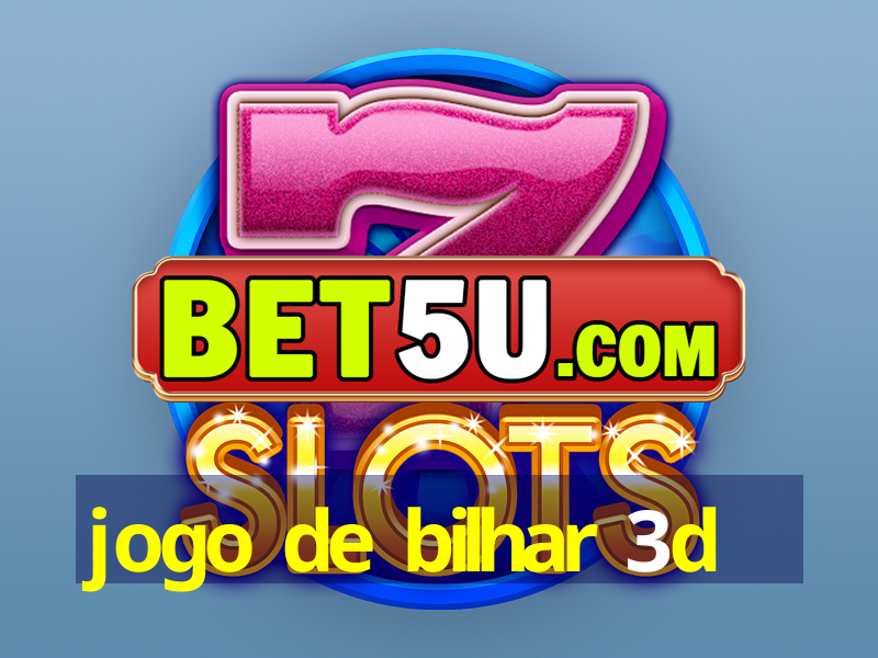 jogo de bilhar 3d