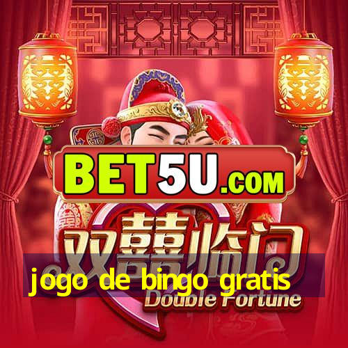 jogo de bingo gratis