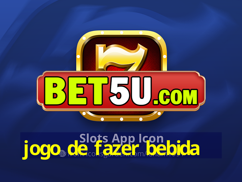 jogo de fazer bebida