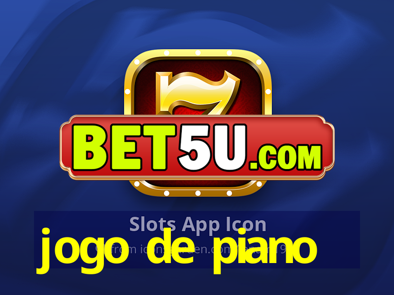 jogo de piano