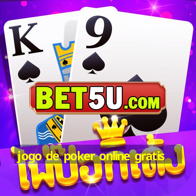 jogo de poker online gratis