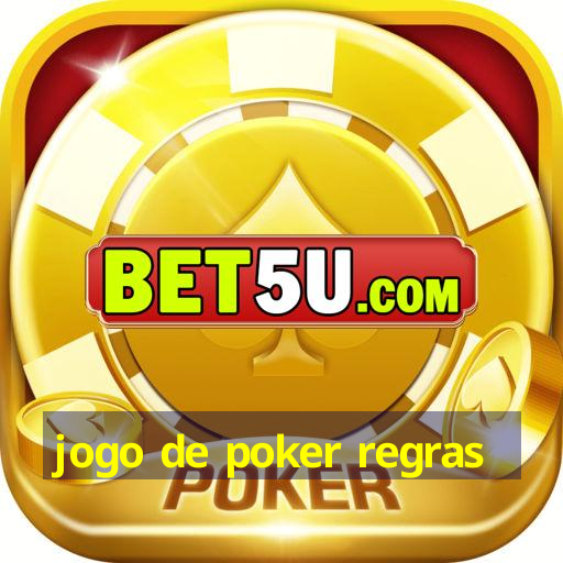 jogo de poker regras