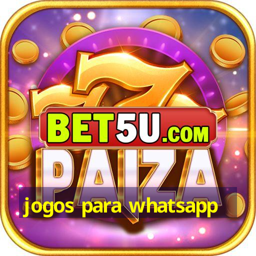 jogos para whatsapp