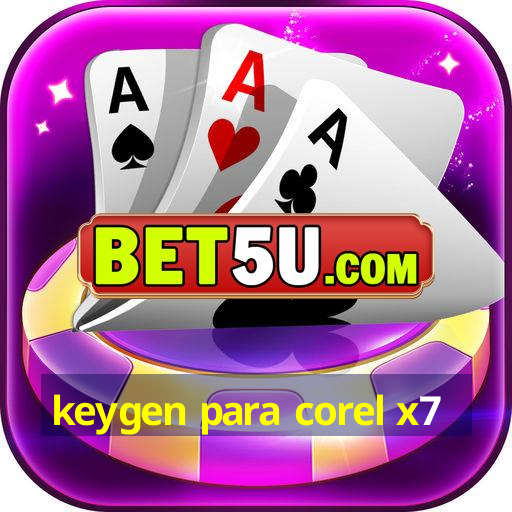 keygen para corel x7