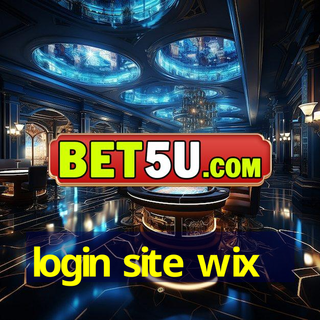 login site wix