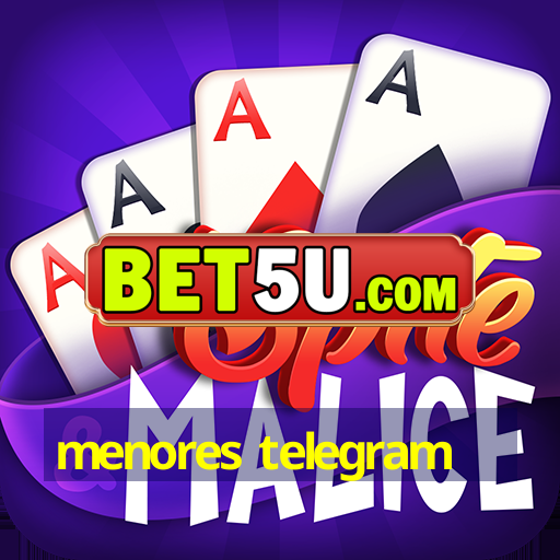 menores telegram