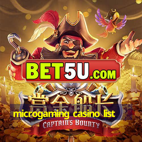 microgaming casino list