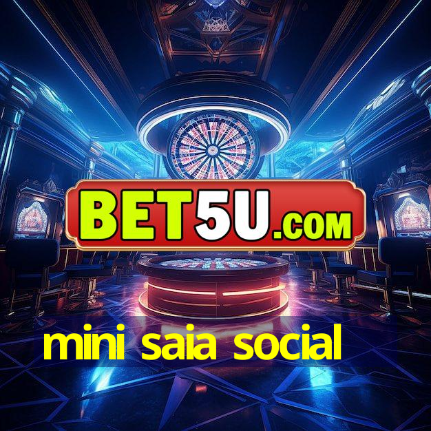 mini saia social