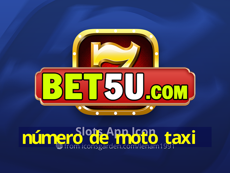 número de moto taxi