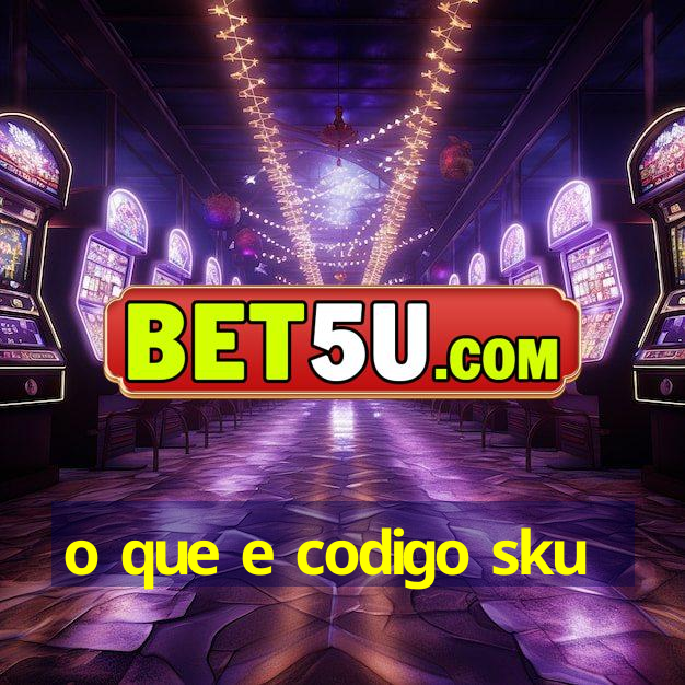 o que e codigo sku