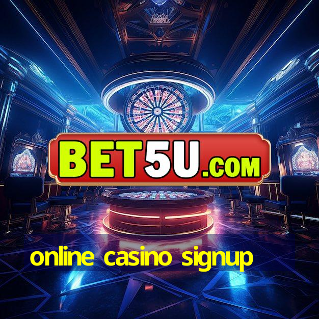 online casino signup