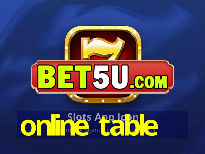 online table